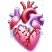 Realistic Heart ice sticker