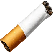 Cigarette sticker