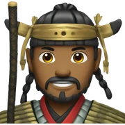 funny samurai sticker