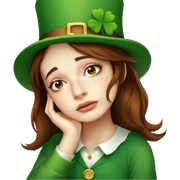 Sad Leprechaun sticker