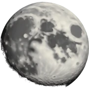 Moon sticker
