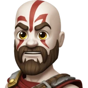 kratos qui rigole sticker
