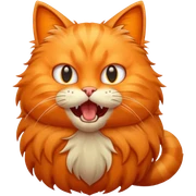 Cat is scaring sticker