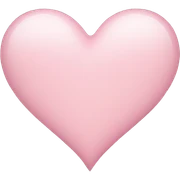 Light pink heart sticker