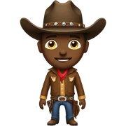 Cowboy sticker