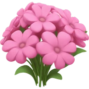 pink bouquet sticker