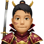Samurai Leader sticker