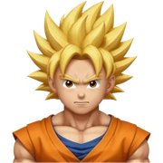 goku super Saiyan 2 sticker