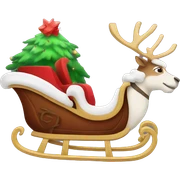 sleigh sticker