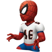 Spider-Man in kc jersey sticker