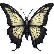 gothic butterfly  sticker