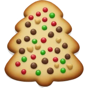 Christmas cookie sticker