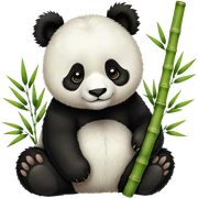 Panda sticker