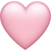 Light pink heart  sticker