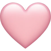 Light pink heart sticker