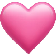 pink heart sticker