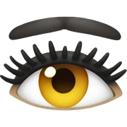 Eyelashes  sticker