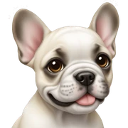 Frenchie puppy sticker