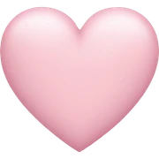 pastel pink heart sticker