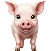 mini pig sticker