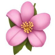 Pink flowers sticker