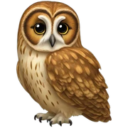 Tawny owl sticker