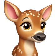 little fawn sticker