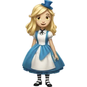 Alice in Wonderland sticker