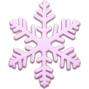 pastel pink snowflake  sticker