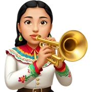 Mariachi Trumpet Player sticker