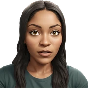 realistic portrait of girl sticker