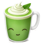 Matcha latte  sticker