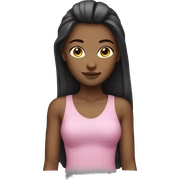 Girl modeling  sticker