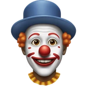 Art the clown sticker