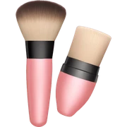 blush and brush sticker