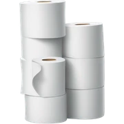 Stack of toilet paper  sticker