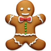 Gingerbread cookie sticker