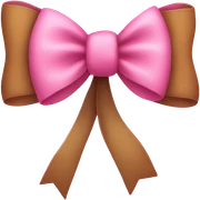 pink bow sticker