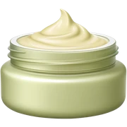 Pale olive body moisturizer cream pot sticker