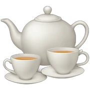 tea set sticker