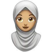 hijab girl sticker