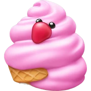Helado rosa sticker