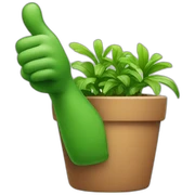 green thumb up sticker