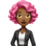 Pink lady sticker