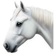 White Horse  sticker