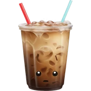 Iced coffee sticker