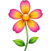 Flower sticker