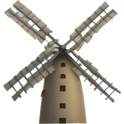 Windmill sticker