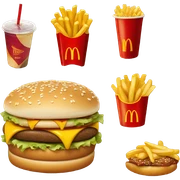 McDonalds sticker