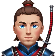 Fierce Samurai sticker